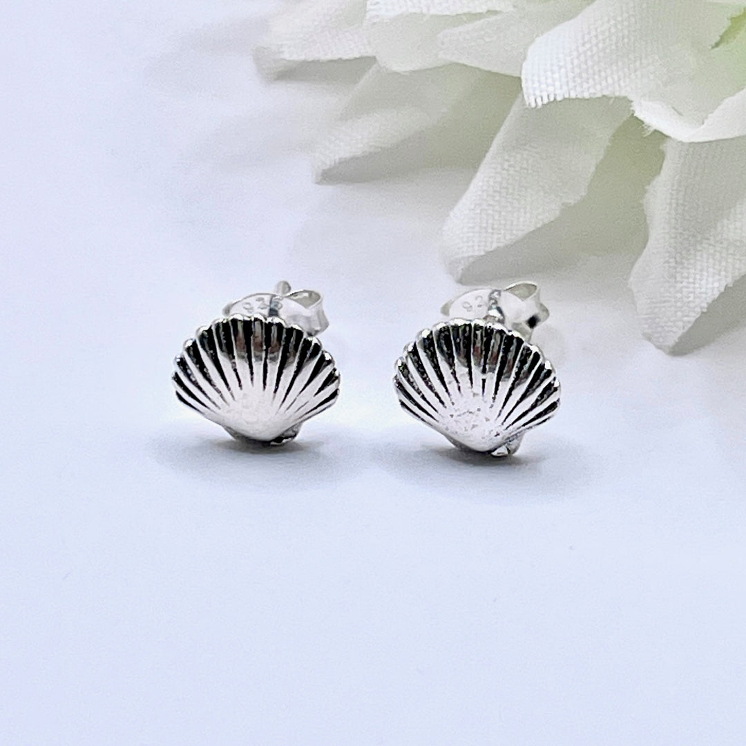  ▷ Aretes Conchas del Mar 🌊 Plata 925 | Nicola Joyería 🇨🇷