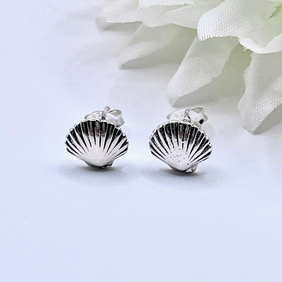  ▷ Aretes Conchas del Mar 🌊 Plata 925 | Nicola Joyería 🇨🇷