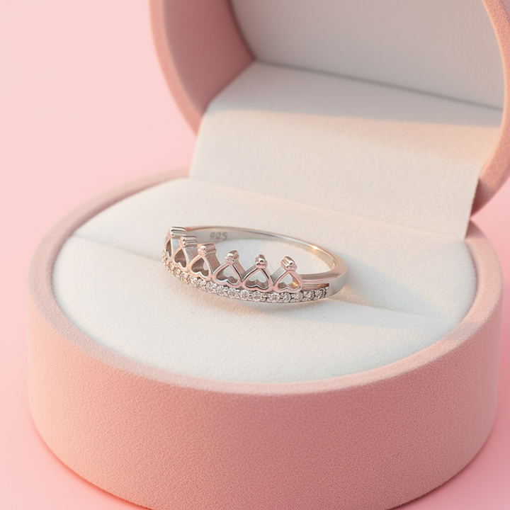 Anillo de Plata Corona Bella