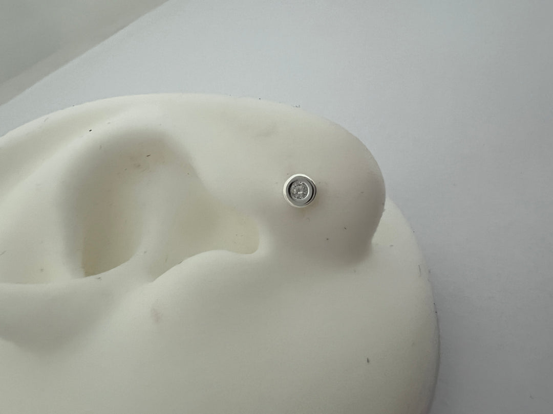 Aretes Plata Bebé Chispa