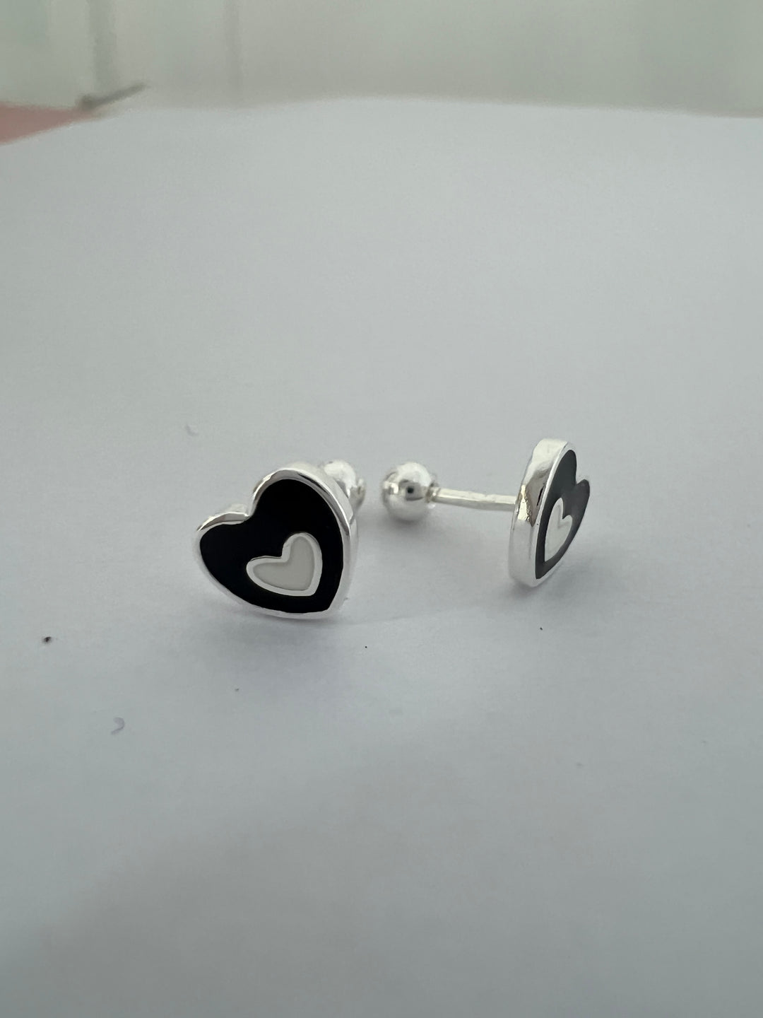Aretes Plata Bebé Corazón