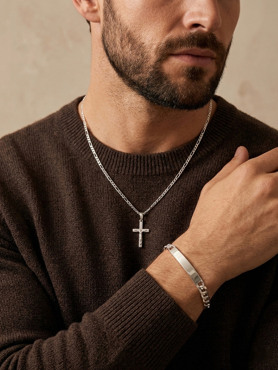 Dije de Plata Cruz