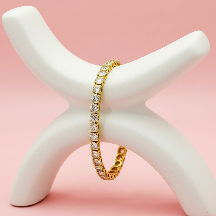 Pulsera Acero Aura Dorada