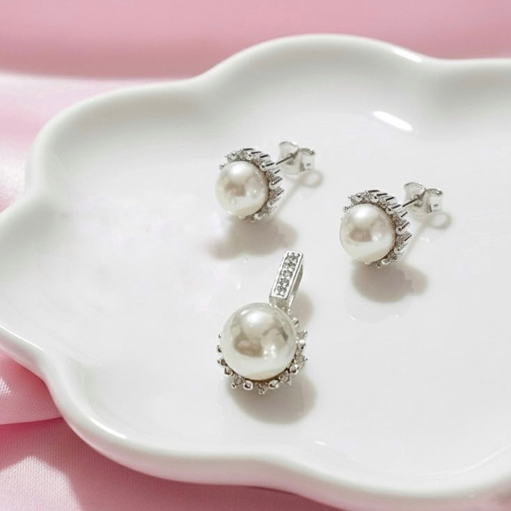 Juego Plata Perlas Picos 🤩