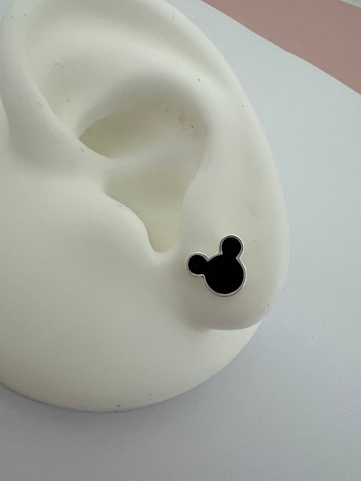 Aretes Plata Bebé Mickey