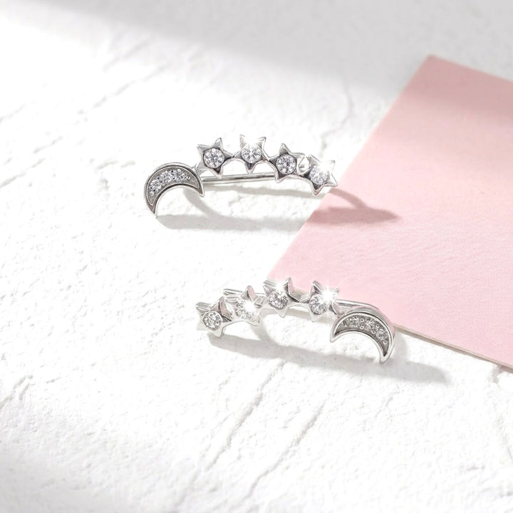 Aretes de Plata Escalador🌙⭐️