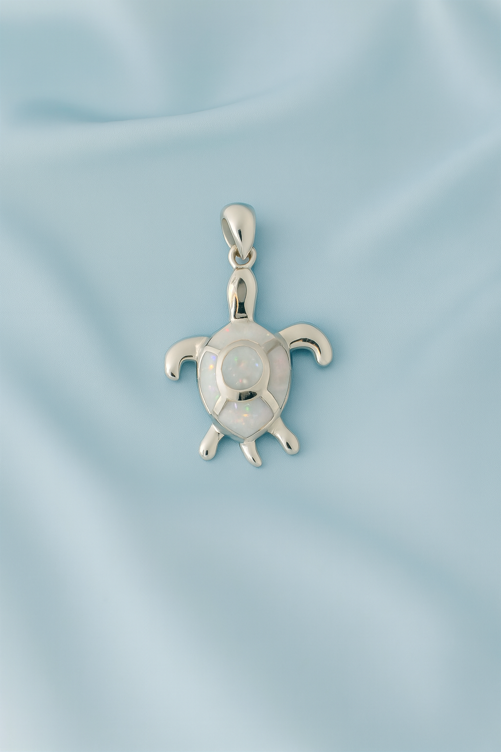 Dije de Plata Tortuga Abulon blanco