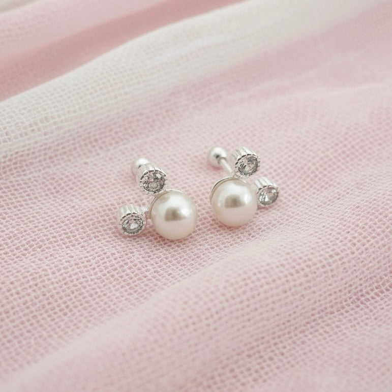 Aretes Plata Bebé Mickey