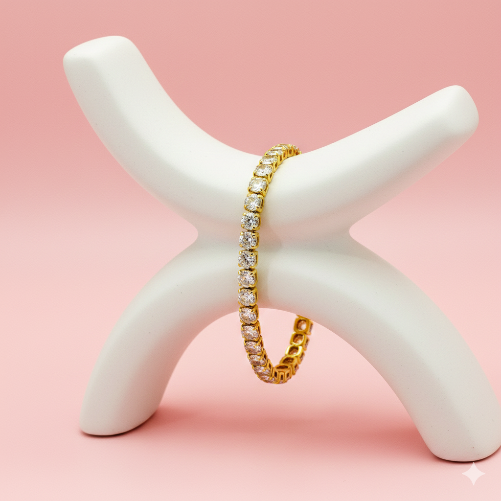 Pulsera Acero Aura Dorada