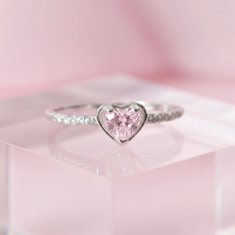 Anillo Promesa Dulzura Rosa