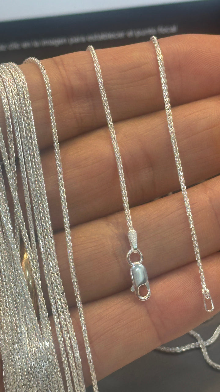 Cadena de Plata - Trigo 1.3MM