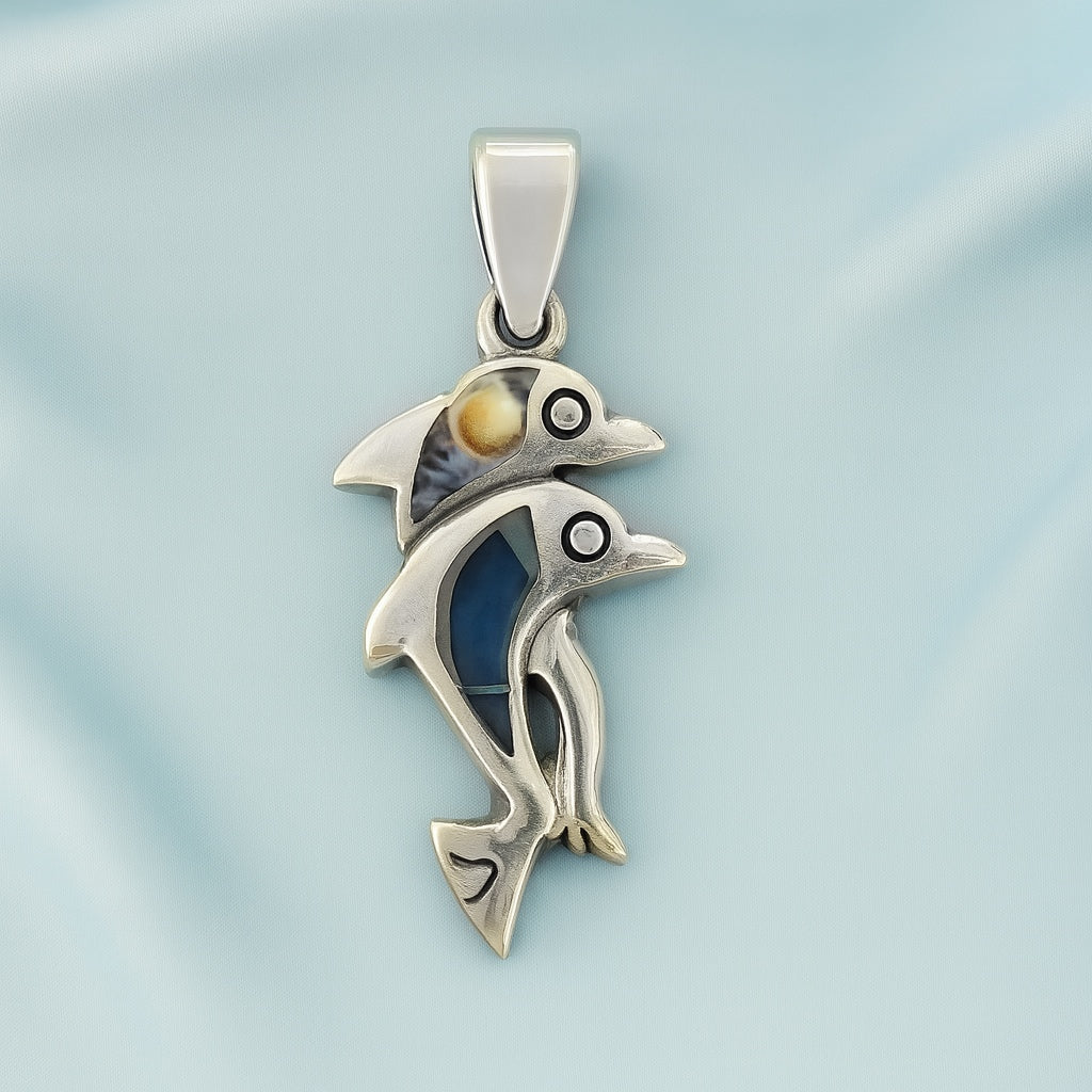Dije de Plata Delfín Abulón