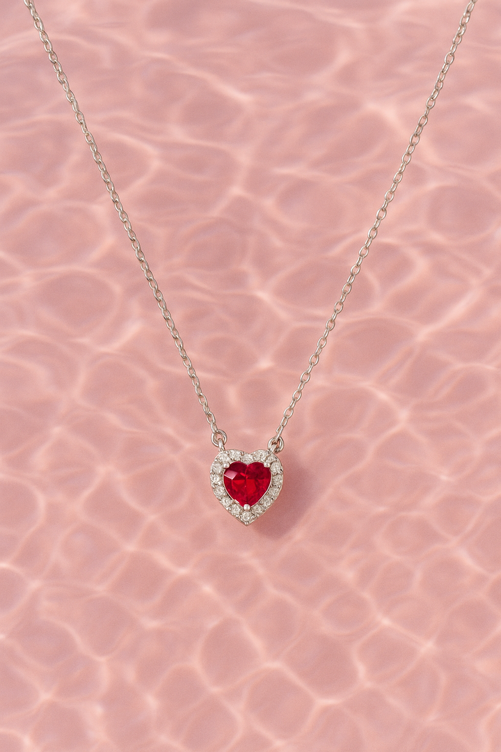 Collar Plata Corazón