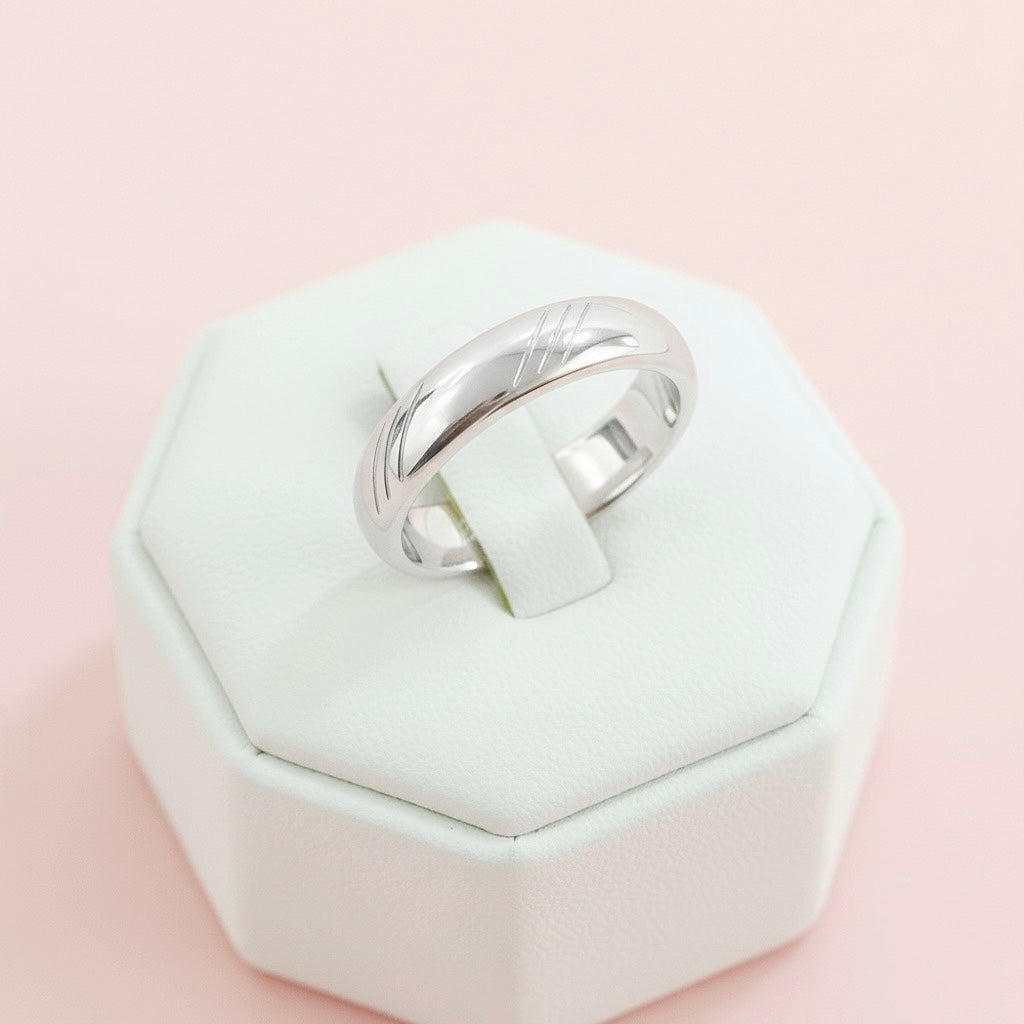 Anillo Hombre Brillo - Plata 925