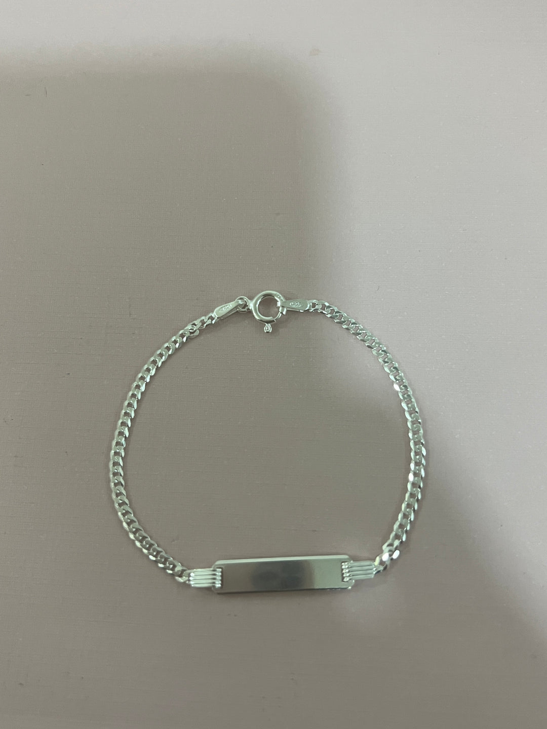 Pulsera Plata Sweet Niña y Niño Curb