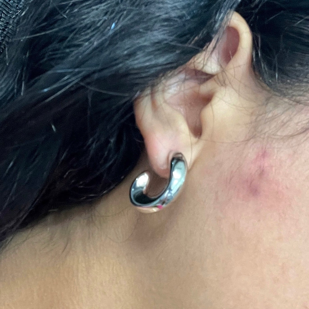 Aretes Acero Gancho 20MM