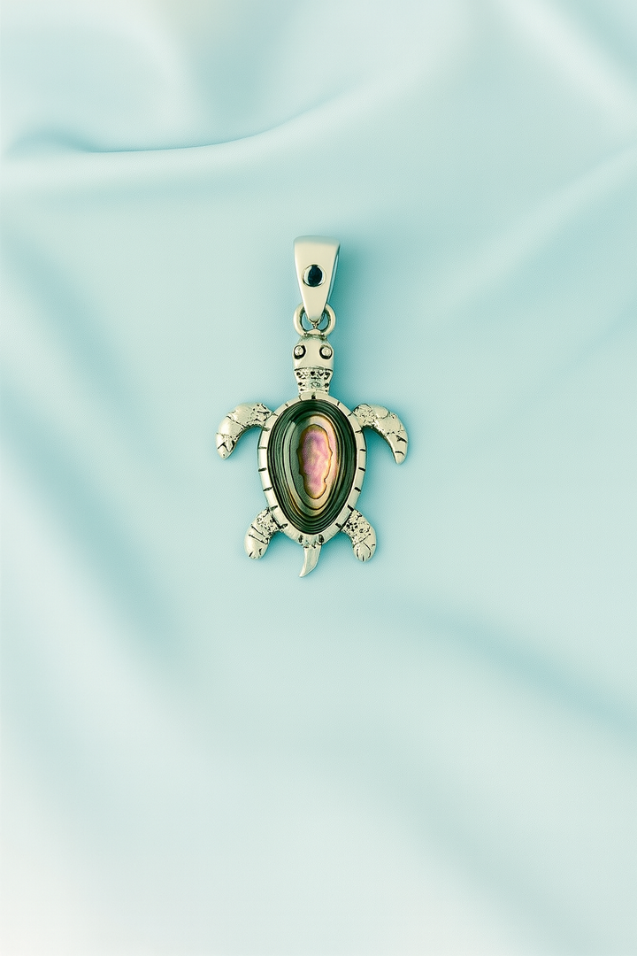 Dije de Plata Tortuga Abulón