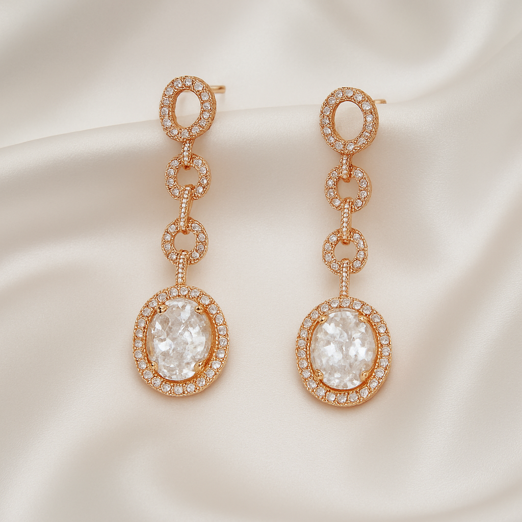 Aretes de Acero Largos Zenia