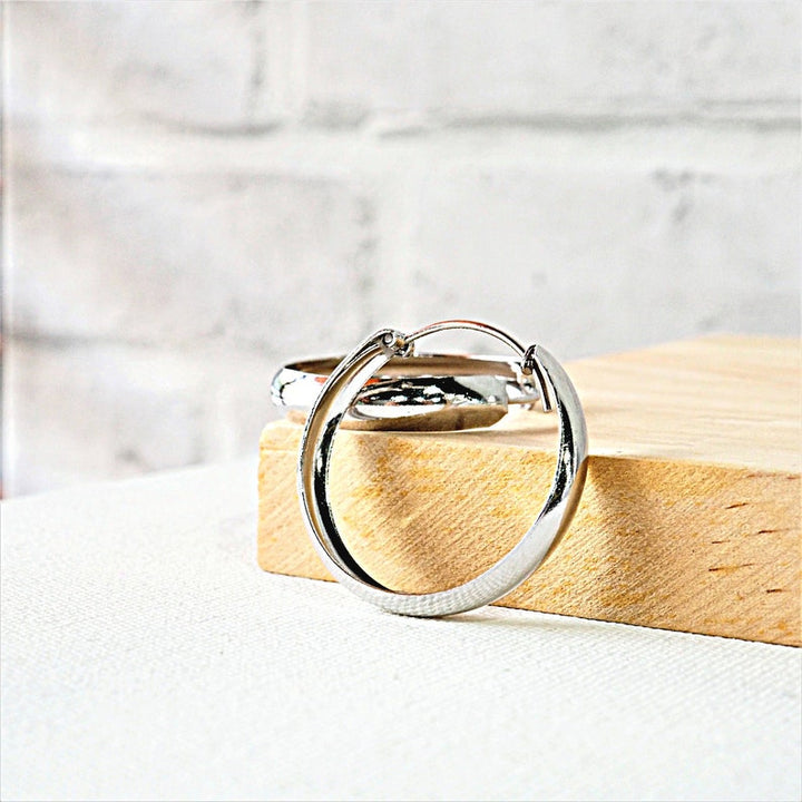 Argollas Divinas 14MM Plata