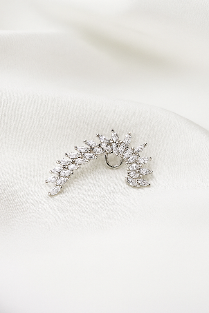 Arete Escalador de Acero Curvito Plateado