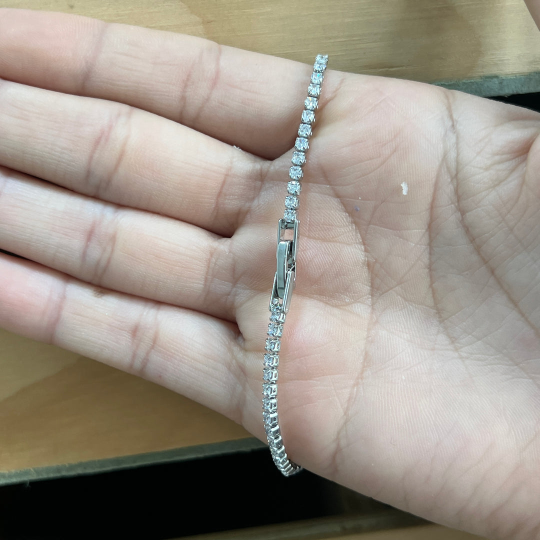 Pulsera Acero Elegante Plateada