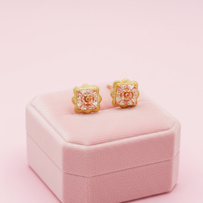 Aretes de Acero Turmalina