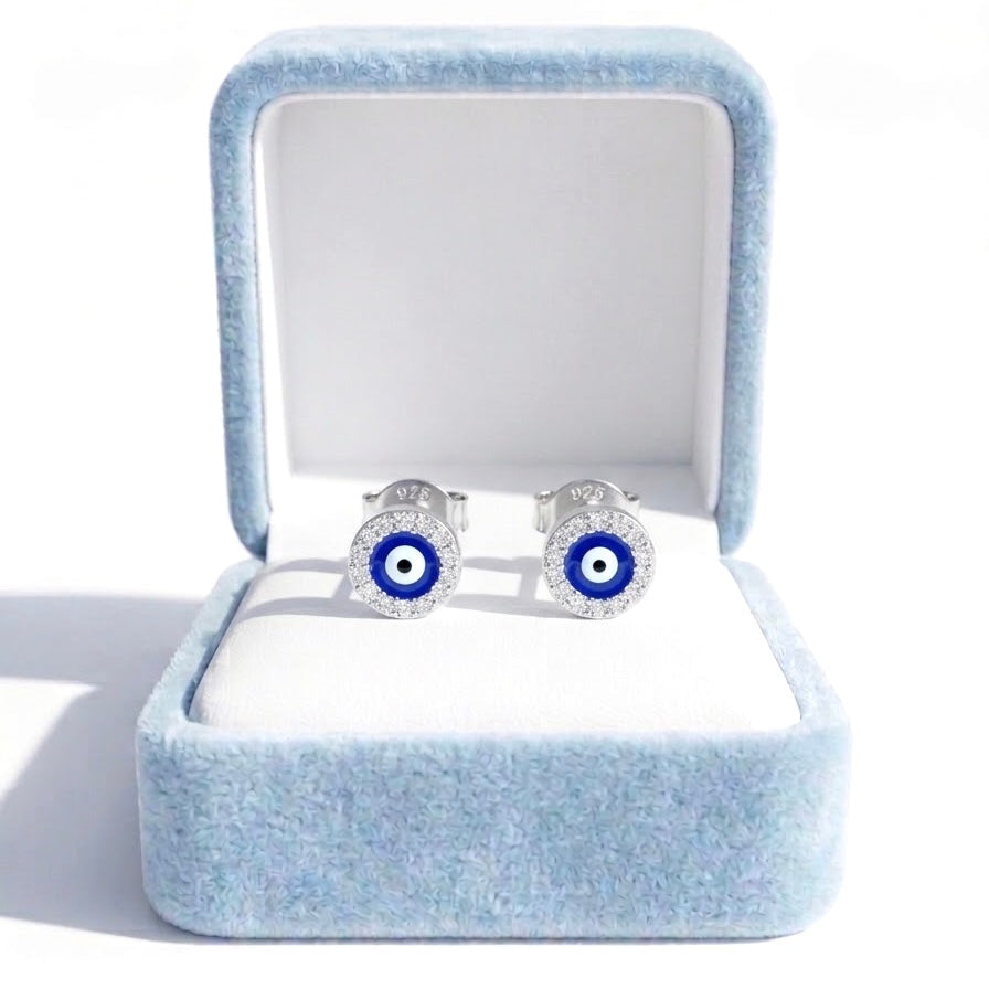 Aretes Plata Ojo Turco🧿