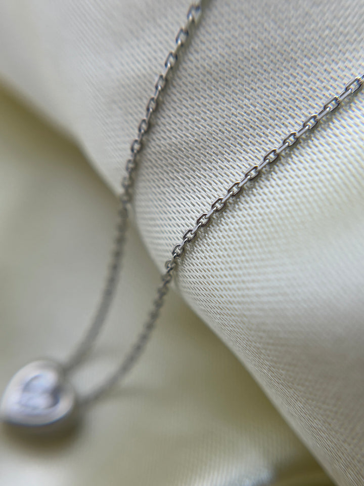 Collar Plata Corazón Honey