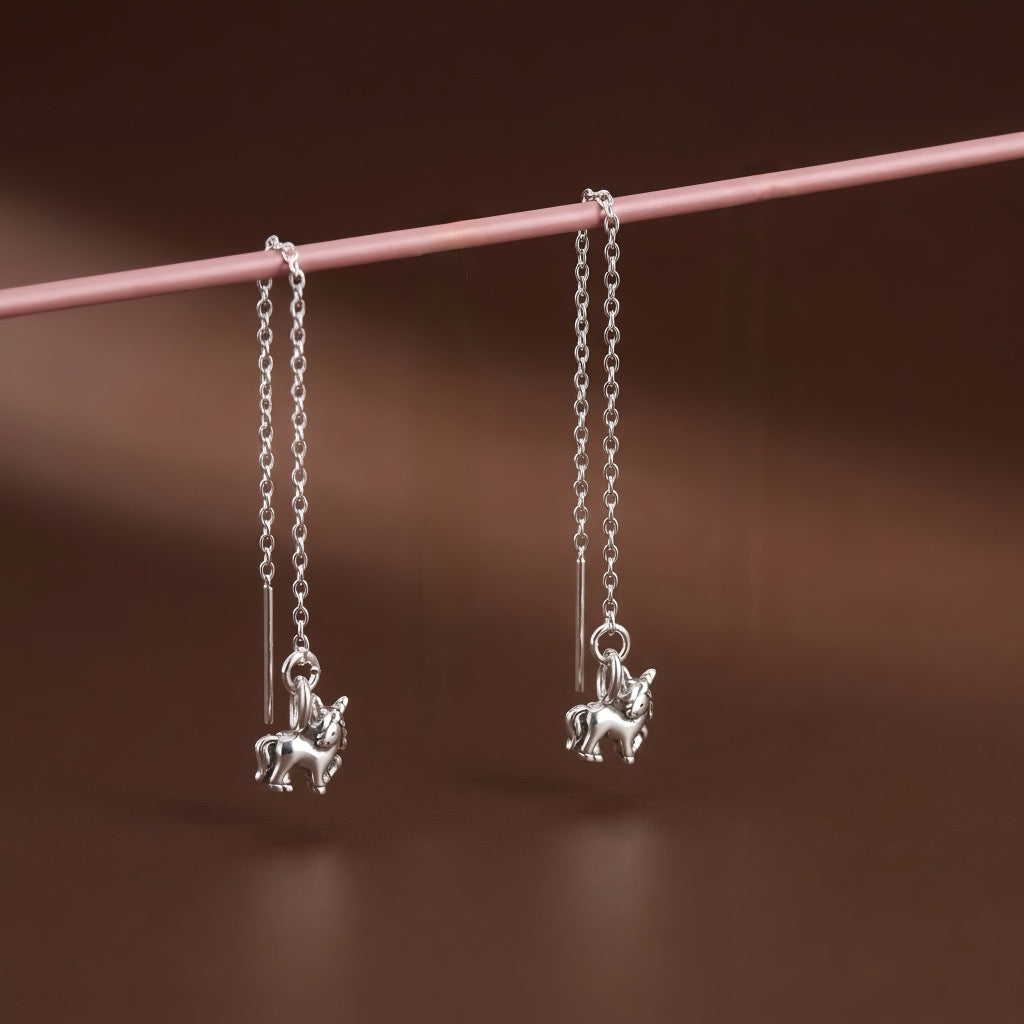 Aretes Agujas Unicornios