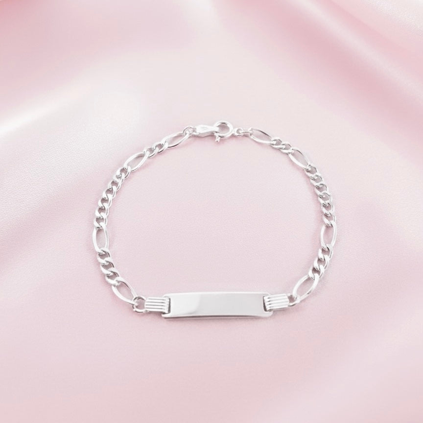 Pulsera Plata Niña y Niño Figaro