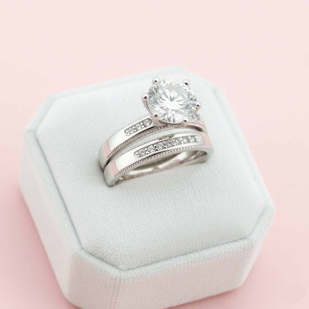 Anillos Dúo Eterno - Plata 925