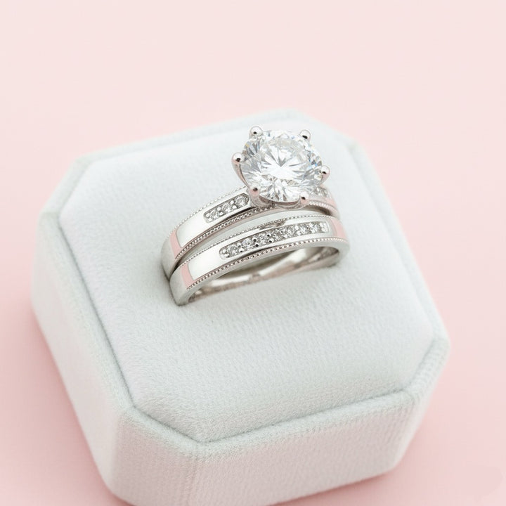 Anillos Dúo Eterno - Plata 925