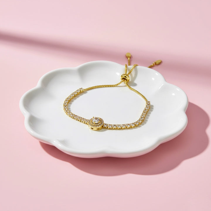 Pulsera de Acero Berlin Brillante Dorado