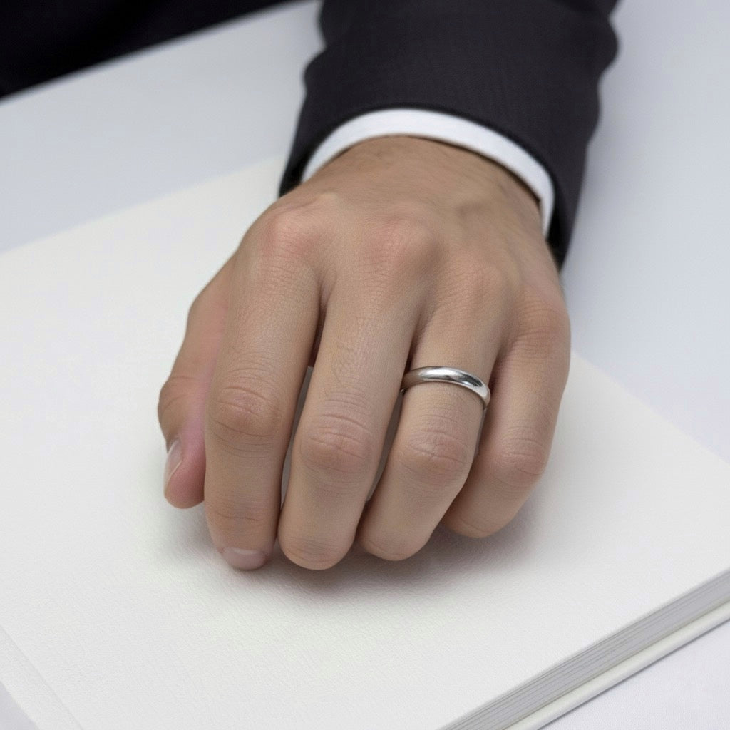 Anillo Plata Matrimonio 3MM