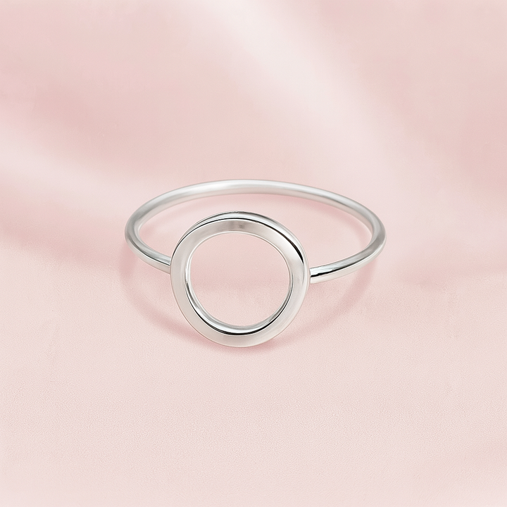 Anillo de Plata Circulo Hueco