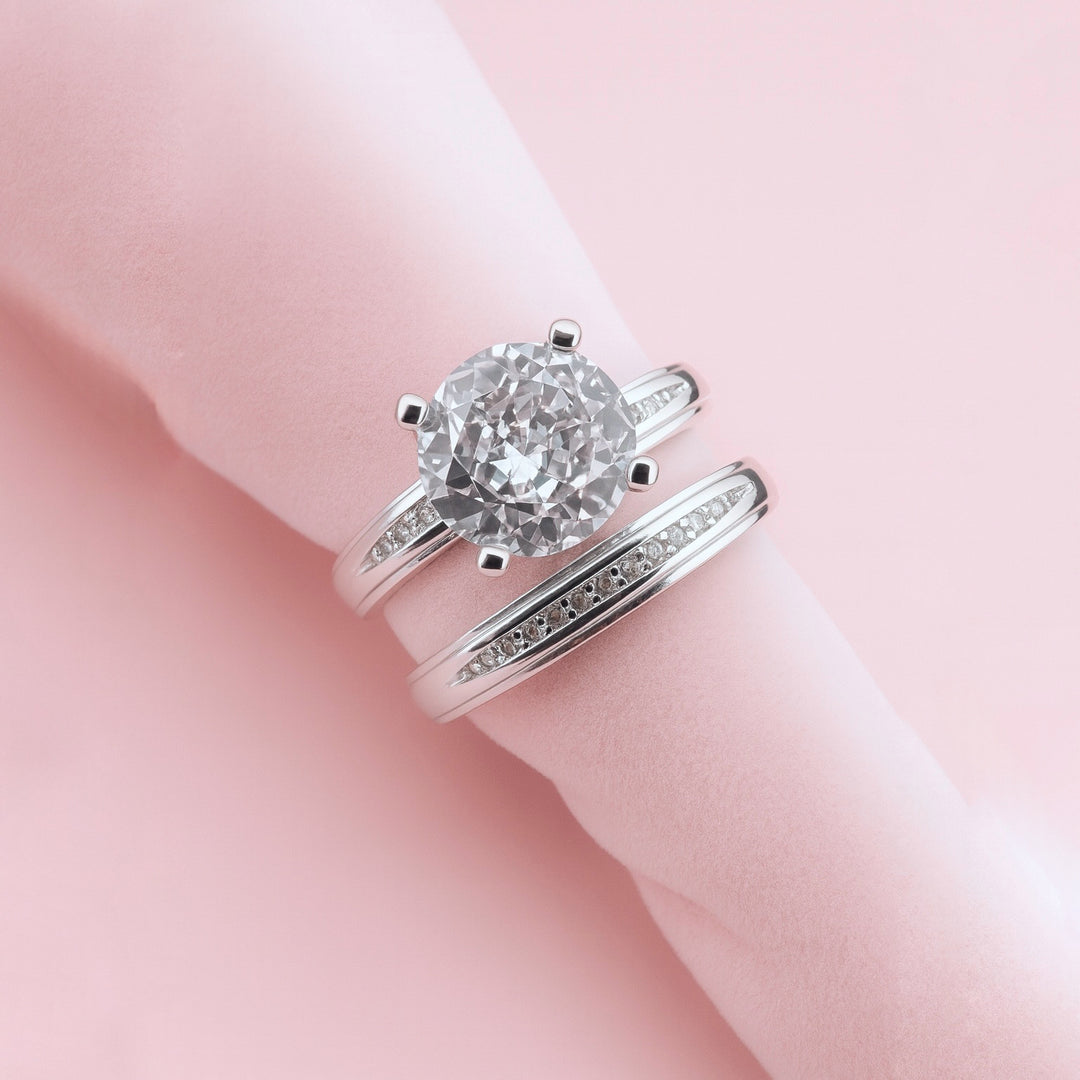 Anillos Dúo Boda - Plata 925