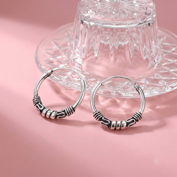Argollas Elegantes Bali 18MM