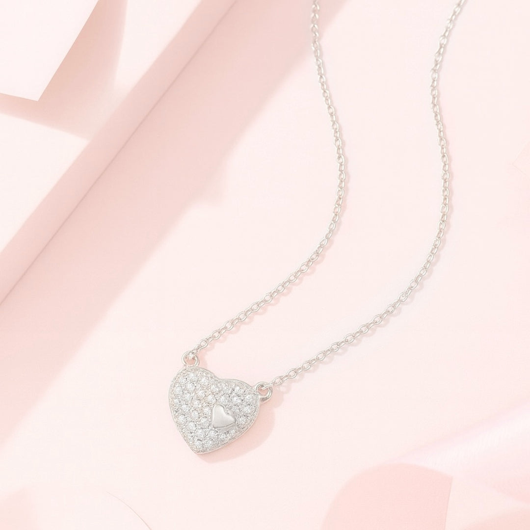 Collar Plata Corazón Pequeño