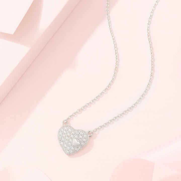 Collar Plata Corazón Pequeño