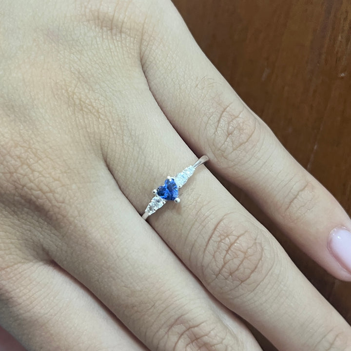 Anillo Promesa Lumi Azul