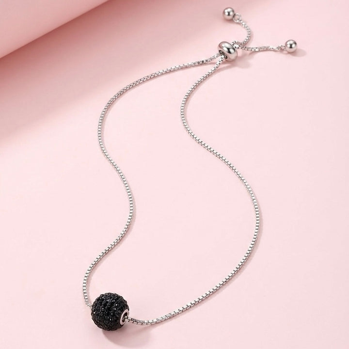 Collar Plata Ajustable⚫️