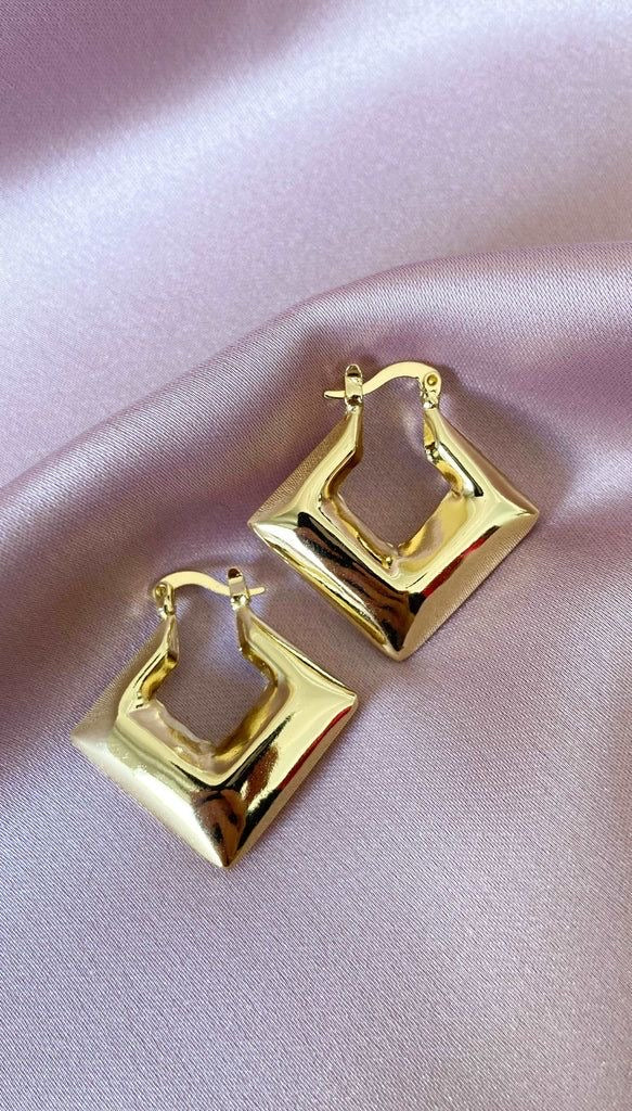 Argollas Acero Triangular 30MM