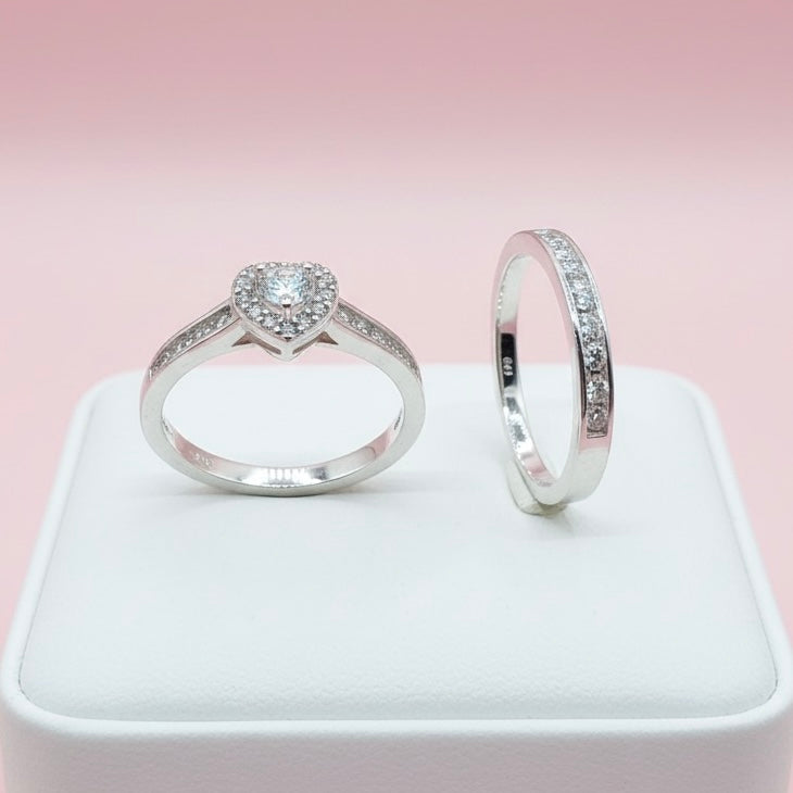 Anillos Dúo Amor - Plata 925