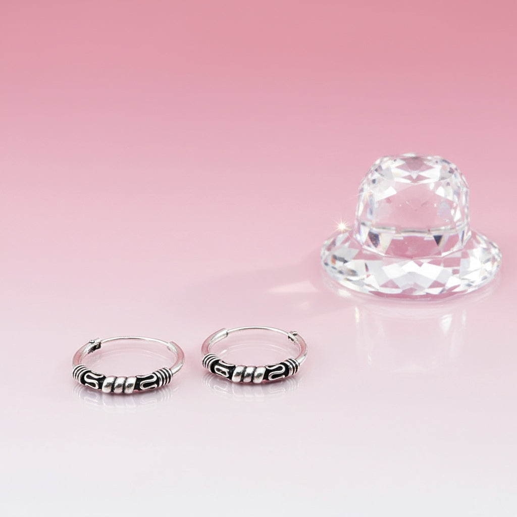 Argollas Elegantes Bali 18MM