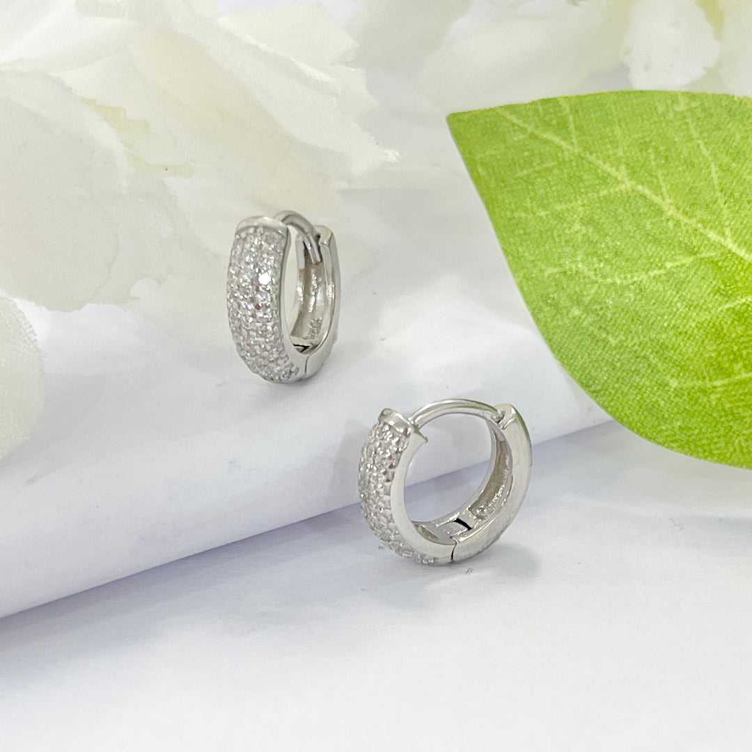 Huggies de Plata Brinco 12MM