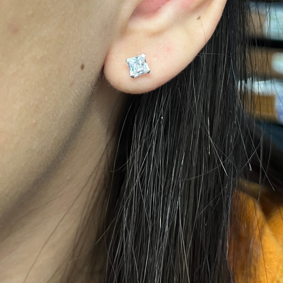 ▷ Aretes de Plata 925 Chispas | Nicola Joyería 🇨🇷