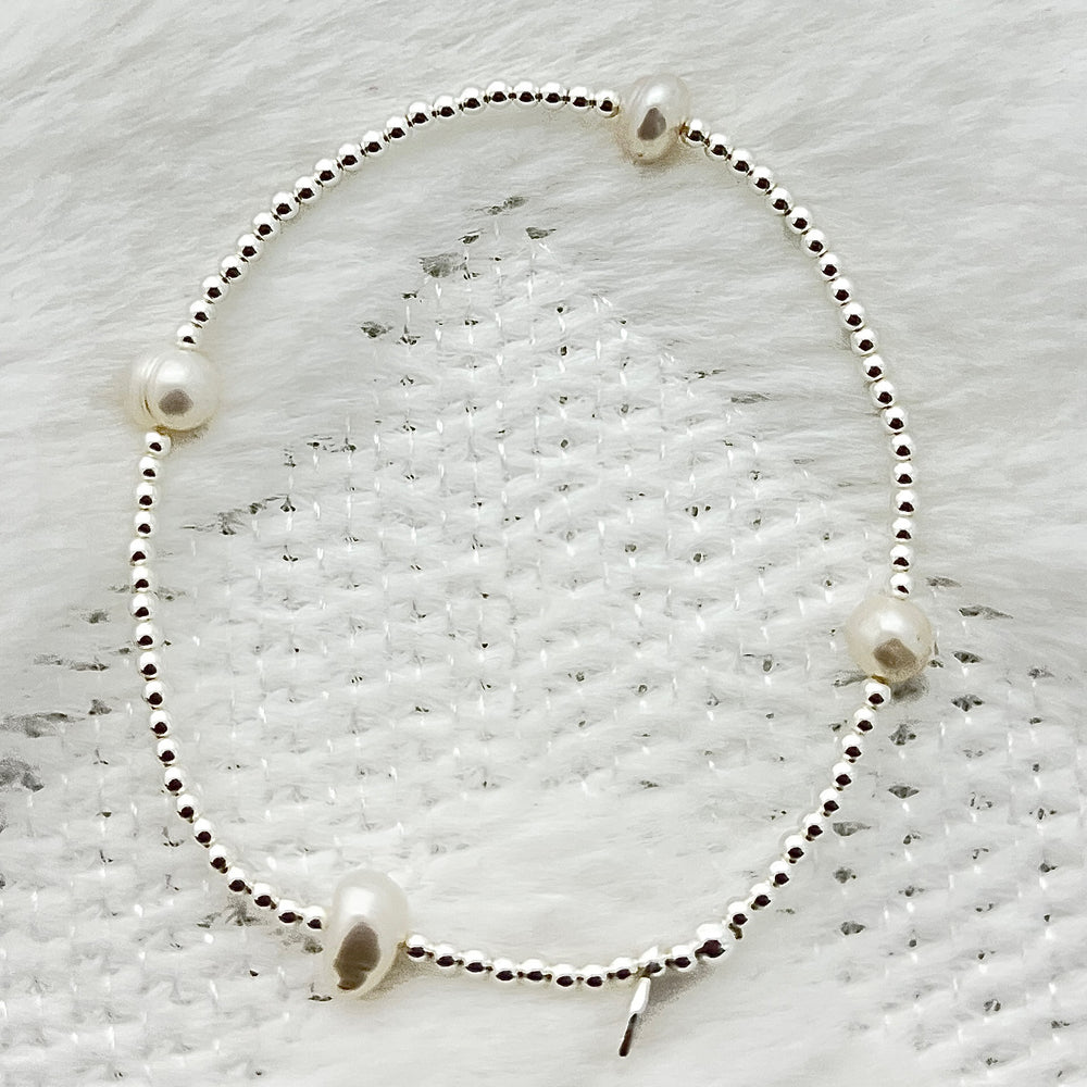 ▷ Pulsera Perlas Cultivadas 5MM | Nicola Joyería 🇨🇷