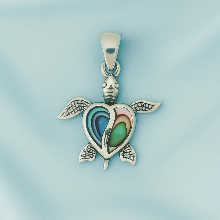 Dije de Plata Tortuga Abulón 20MM