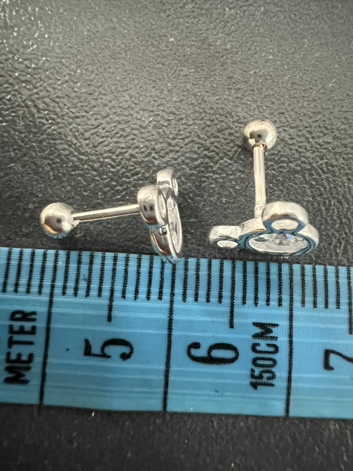 Aretes Plata Bebé Mickey