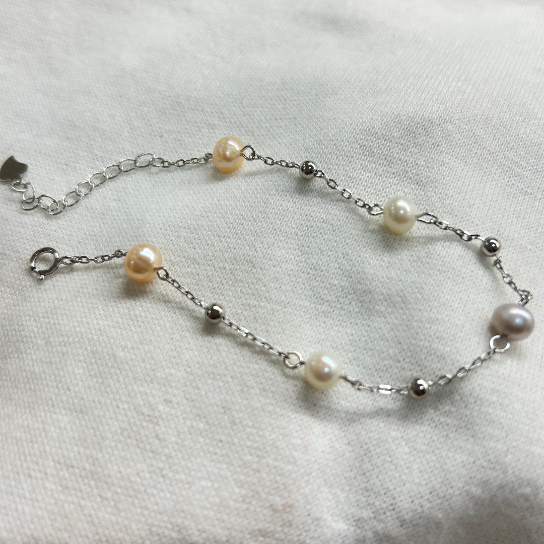 Pulsera de Plata con Perla